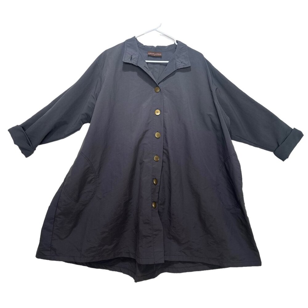 Elegant Navy Button-Up Mini Dress